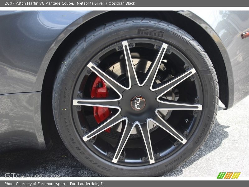 Meteorite Silver / Obsidian Black 2007 Aston Martin V8 Vantage Coupe
