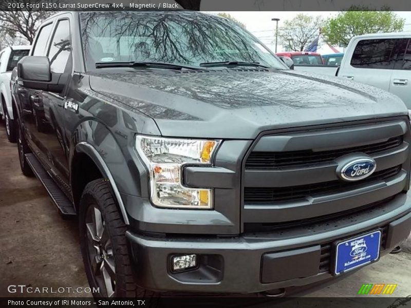 Magnetic / Black 2016 Ford F150 Lariat SuperCrew 4x4