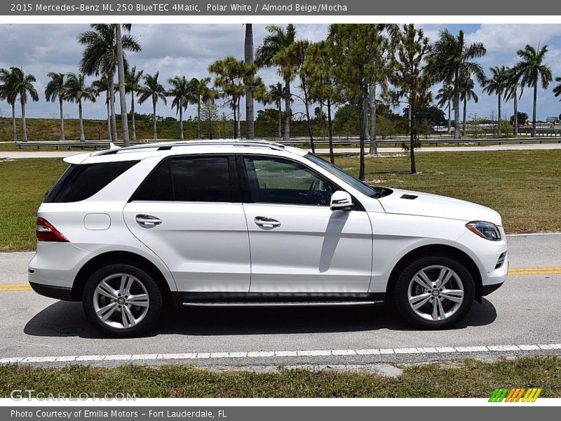 Polar White / Almond Beige/Mocha 2015 Mercedes-Benz ML 250 BlueTEC 4Matic