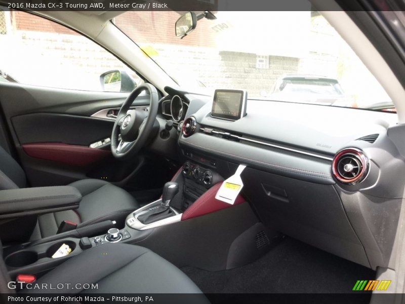Meteor Gray / Black 2016 Mazda CX-3 Touring AWD
