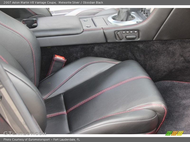 Meteorite Silver / Obsidian Black 2007 Aston Martin V8 Vantage Coupe
