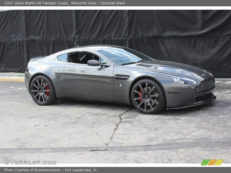 Meteorite Silver / Obsidian Black 2007 Aston Martin V8 Vantage Coupe