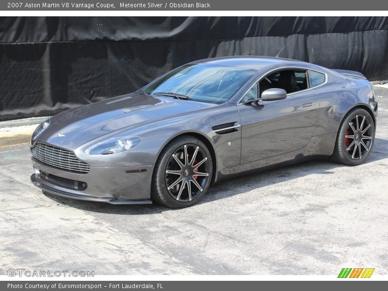 Meteorite Silver / Obsidian Black 2007 Aston Martin V8 Vantage Coupe