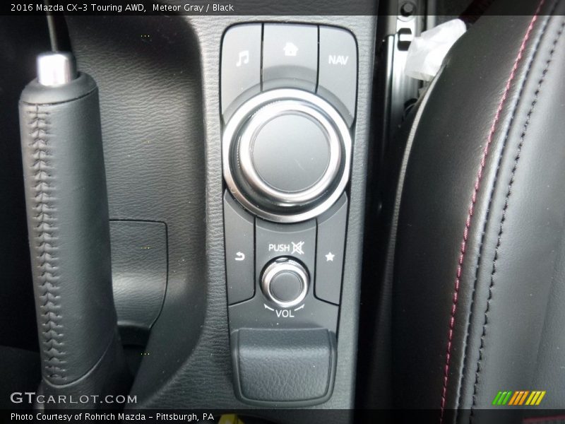 Meteor Gray / Black 2016 Mazda CX-3 Touring AWD