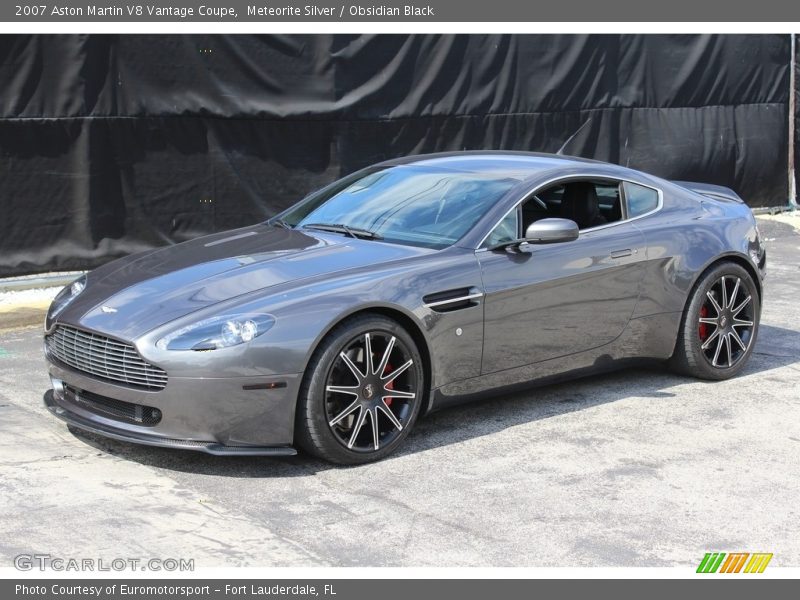 Meteorite Silver / Obsidian Black 2007 Aston Martin V8 Vantage Coupe