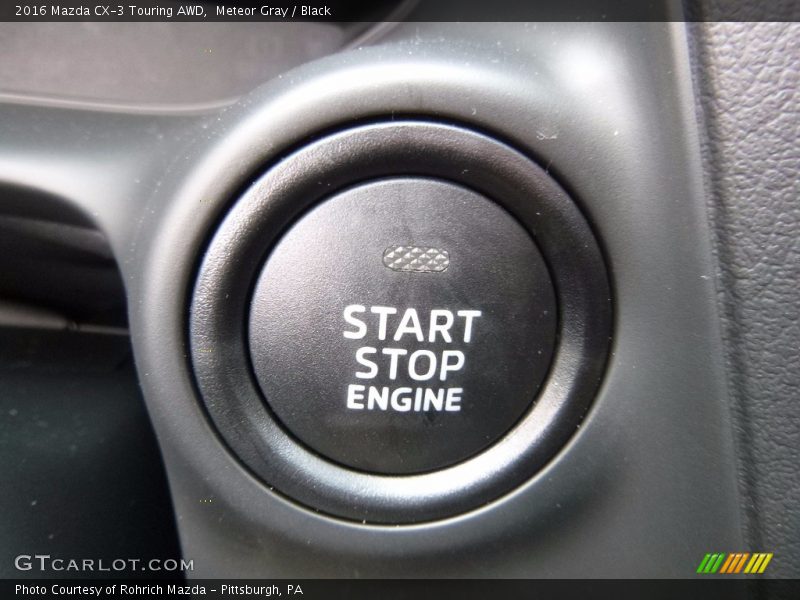 Meteor Gray / Black 2016 Mazda CX-3 Touring AWD