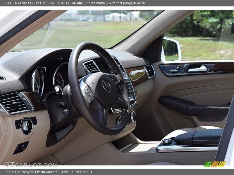 Polar White / Almond Beige/Mocha 2015 Mercedes-Benz ML 250 BlueTEC 4Matic