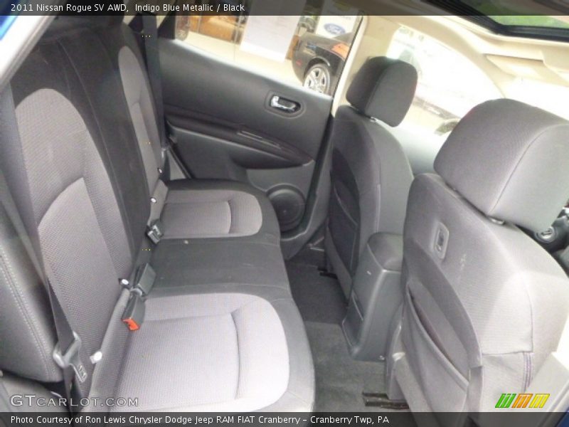 Indigo Blue Metallic / Black 2011 Nissan Rogue SV AWD