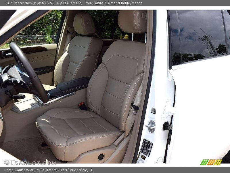Polar White / Almond Beige/Mocha 2015 Mercedes-Benz ML 250 BlueTEC 4Matic