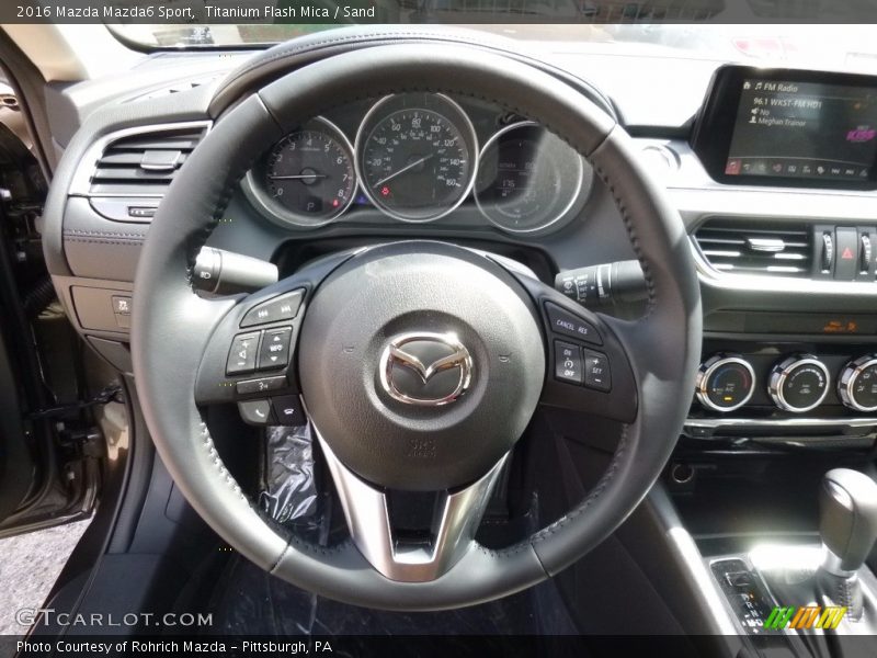 Titanium Flash Mica / Sand 2016 Mazda Mazda6 Sport