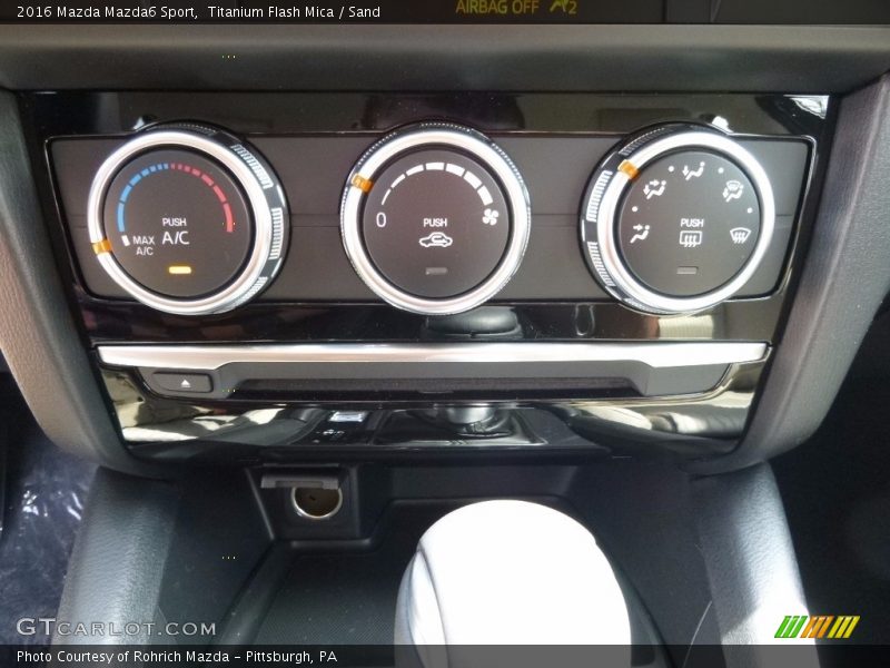 Titanium Flash Mica / Sand 2016 Mazda Mazda6 Sport