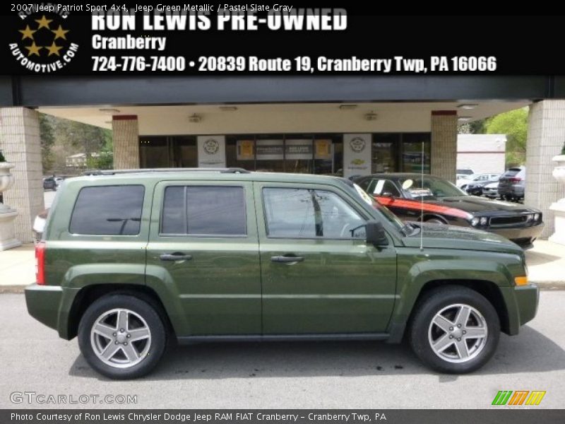 Jeep Green Metallic / Pastel Slate Gray 2007 Jeep Patriot Sport 4x4