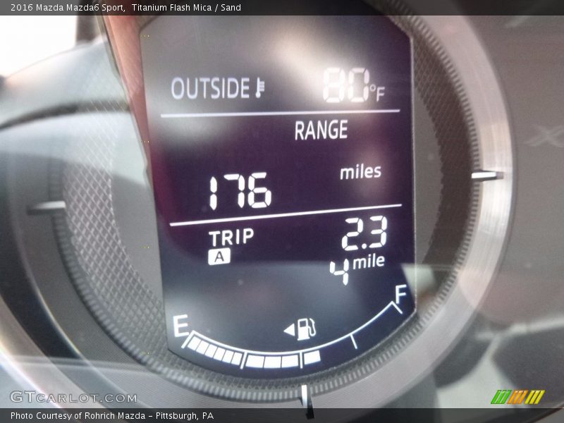 Titanium Flash Mica / Sand 2016 Mazda Mazda6 Sport