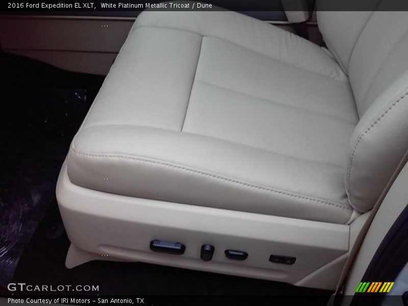 White Platinum Metallic Tricoat / Dune 2016 Ford Expedition EL XLT