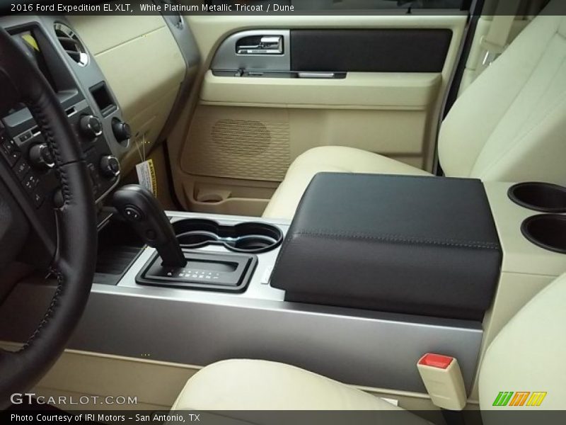 White Platinum Metallic Tricoat / Dune 2016 Ford Expedition EL XLT