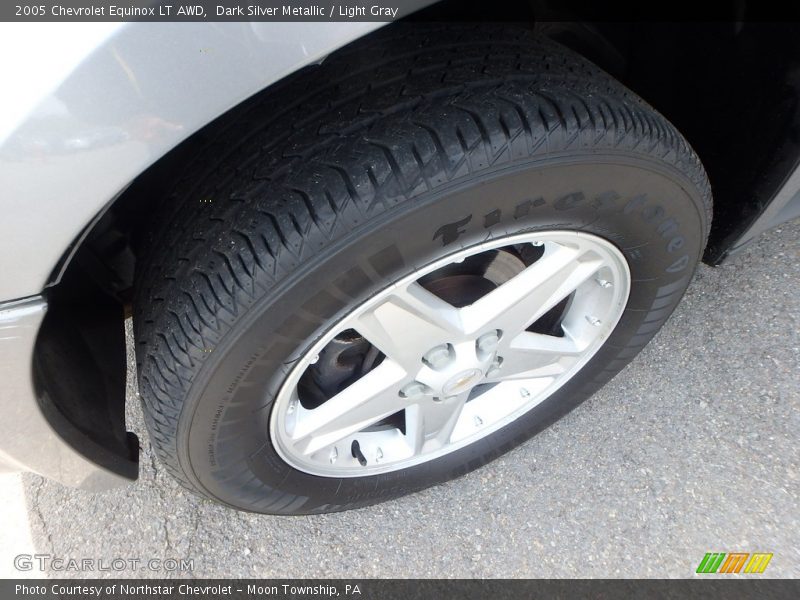 Dark Silver Metallic / Light Gray 2005 Chevrolet Equinox LT AWD