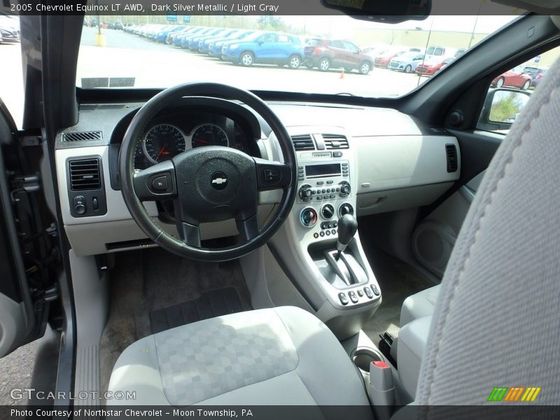 Dark Silver Metallic / Light Gray 2005 Chevrolet Equinox LT AWD