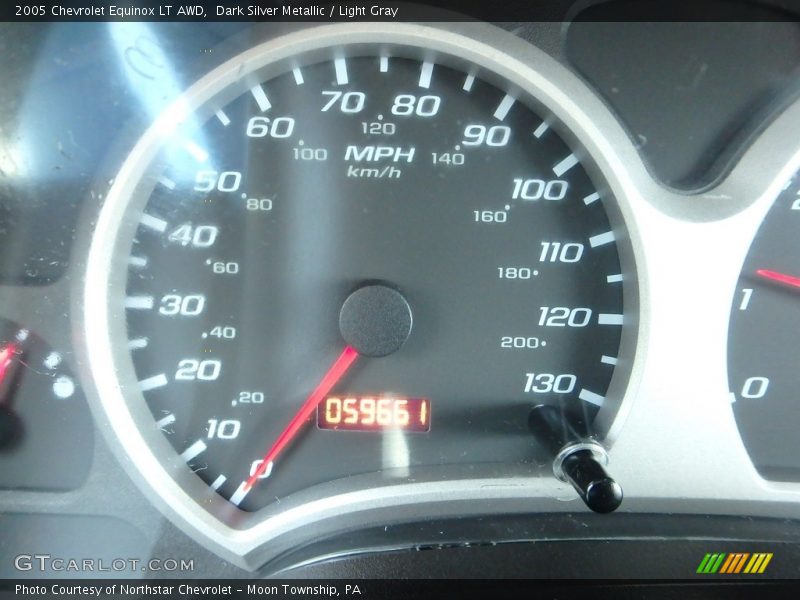 Dark Silver Metallic / Light Gray 2005 Chevrolet Equinox LT AWD