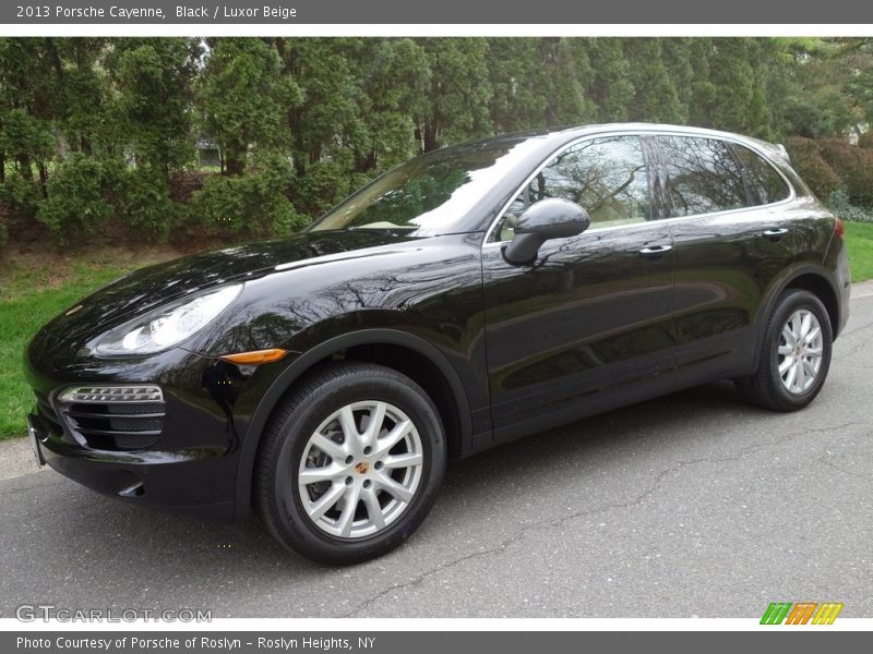 Black / Luxor Beige 2013 Porsche Cayenne