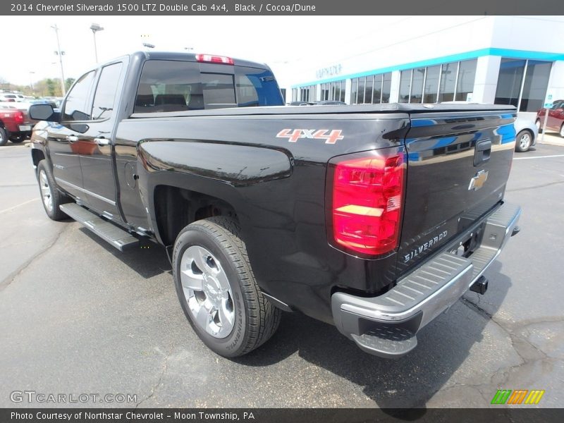 Black / Cocoa/Dune 2014 Chevrolet Silverado 1500 LTZ Double Cab 4x4