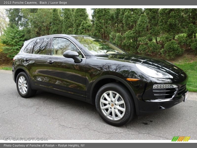 Black / Luxor Beige 2013 Porsche Cayenne