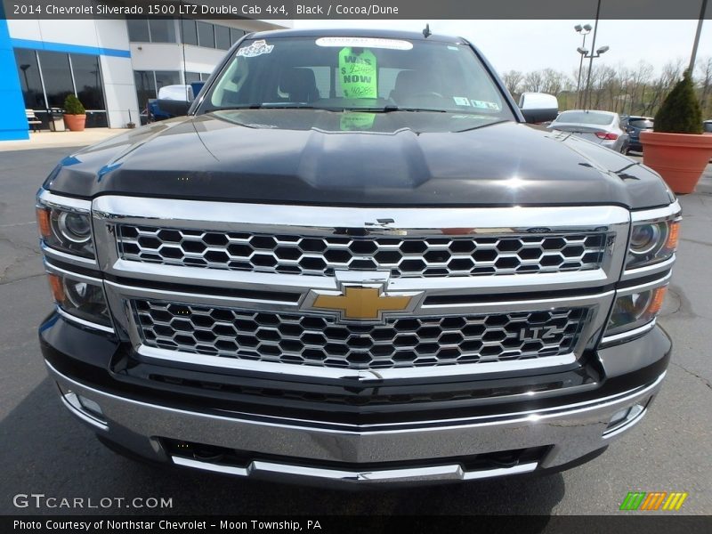 Black / Cocoa/Dune 2014 Chevrolet Silverado 1500 LTZ Double Cab 4x4