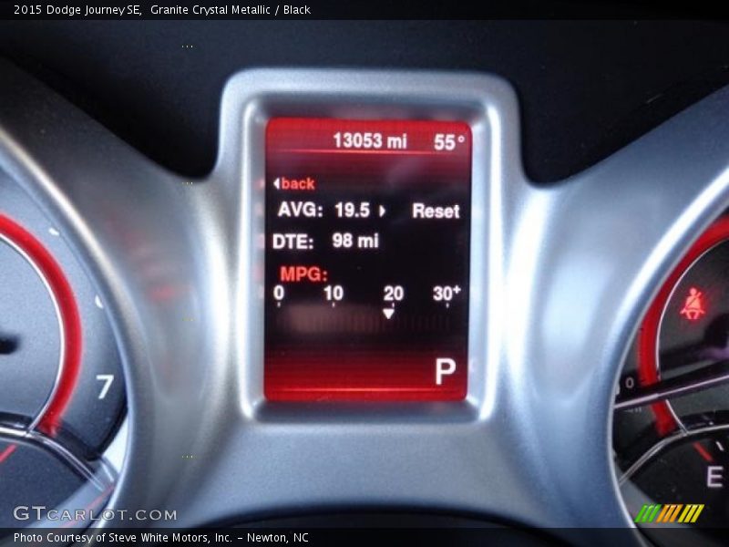 Granite Crystal Metallic / Black 2015 Dodge Journey SE