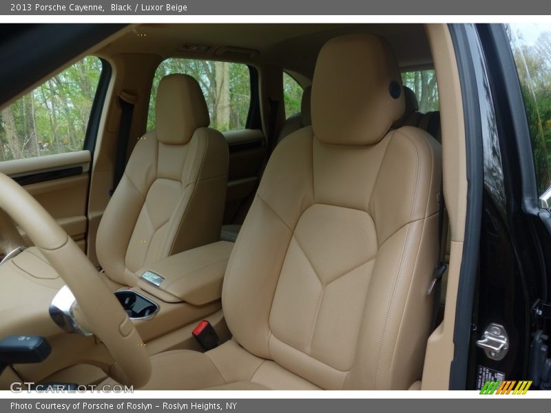 Black / Luxor Beige 2013 Porsche Cayenne