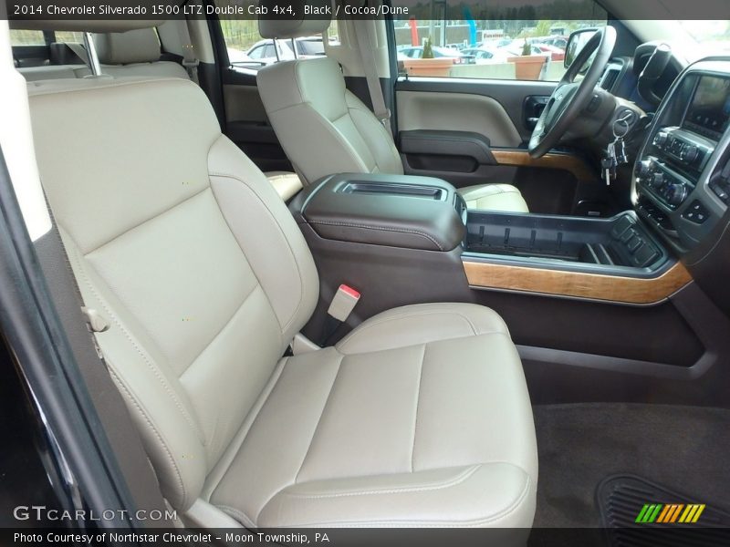 Black / Cocoa/Dune 2014 Chevrolet Silverado 1500 LTZ Double Cab 4x4
