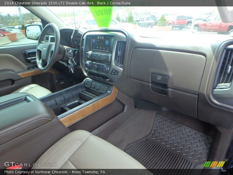 Black / Cocoa/Dune 2014 Chevrolet Silverado 1500 LTZ Double Cab 4x4