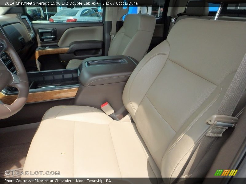 Black / Cocoa/Dune 2014 Chevrolet Silverado 1500 LTZ Double Cab 4x4