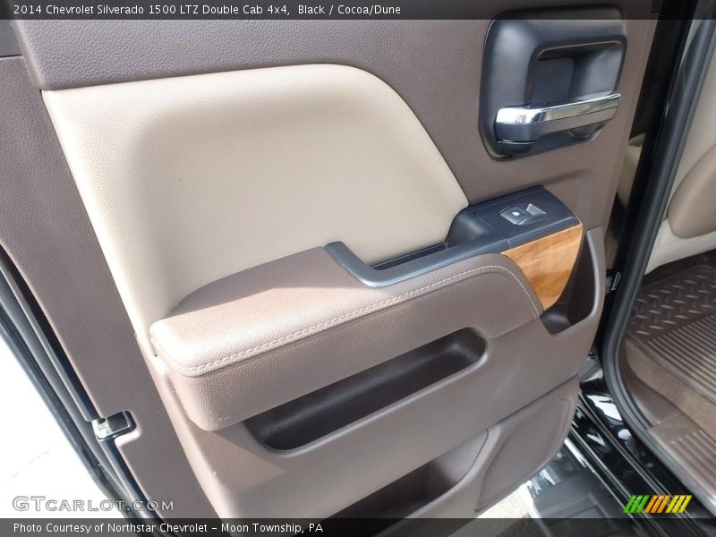 Black / Cocoa/Dune 2014 Chevrolet Silverado 1500 LTZ Double Cab 4x4