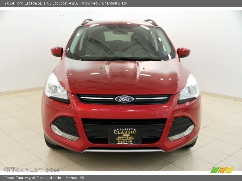 Ruby Red / Charcoal Black 2014 Ford Escape SE 1.6L EcoBoost 4WD