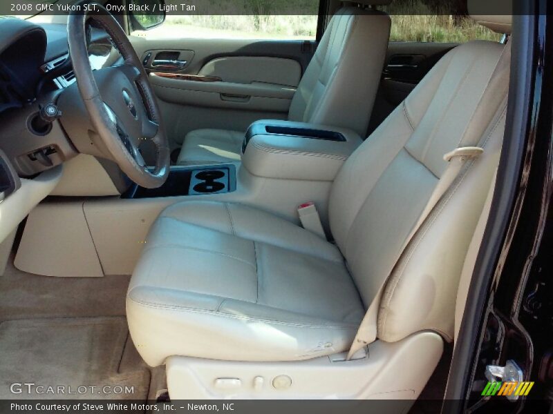 Onyx Black / Light Tan 2008 GMC Yukon SLT