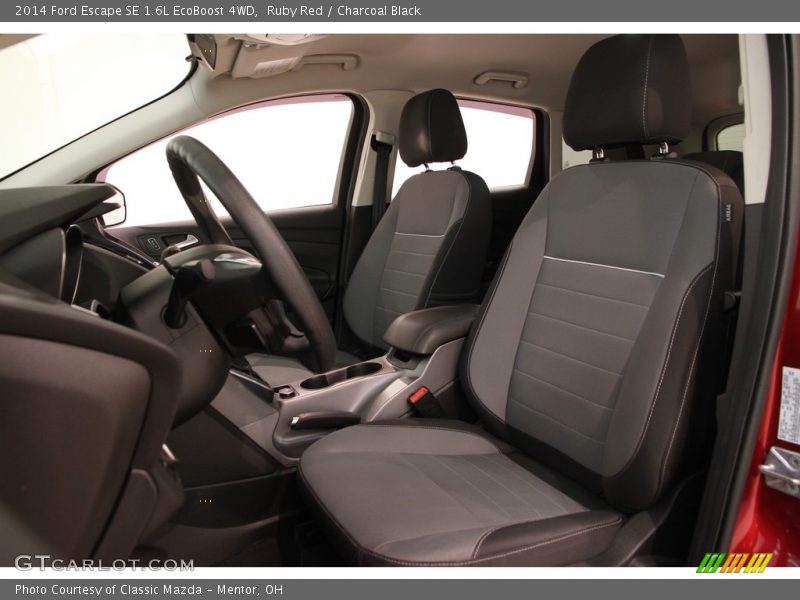 2014 Escape SE 1.6L EcoBoost 4WD Charcoal Black Interior