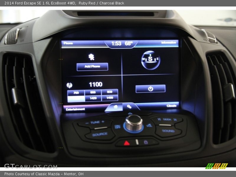 Ruby Red / Charcoal Black 2014 Ford Escape SE 1.6L EcoBoost 4WD