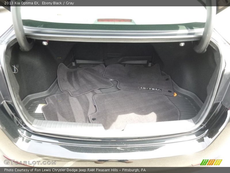 Ebony Black / Gray 2013 Kia Optima EX