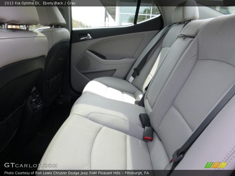 Ebony Black / Gray 2013 Kia Optima EX
