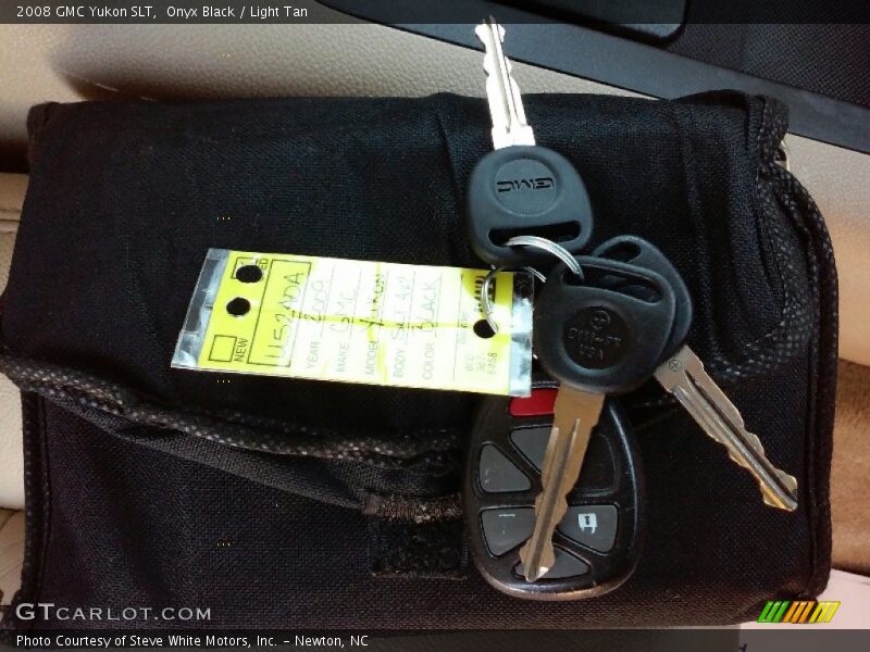 Onyx Black / Light Tan 2008 GMC Yukon SLT