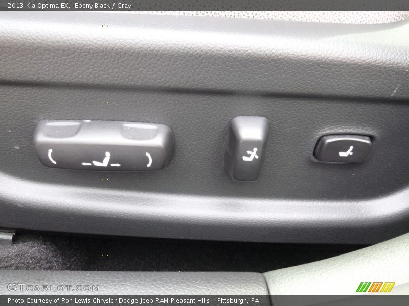 Ebony Black / Gray 2013 Kia Optima EX