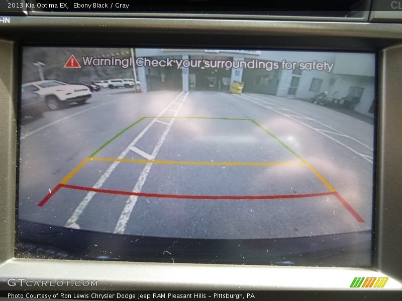 Ebony Black / Gray 2013 Kia Optima EX
