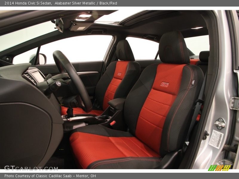 Front Seat of 2014 Civic Si Sedan