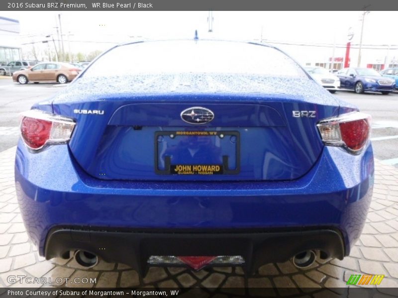 WR Blue Pearl / Black 2016 Subaru BRZ Premium
