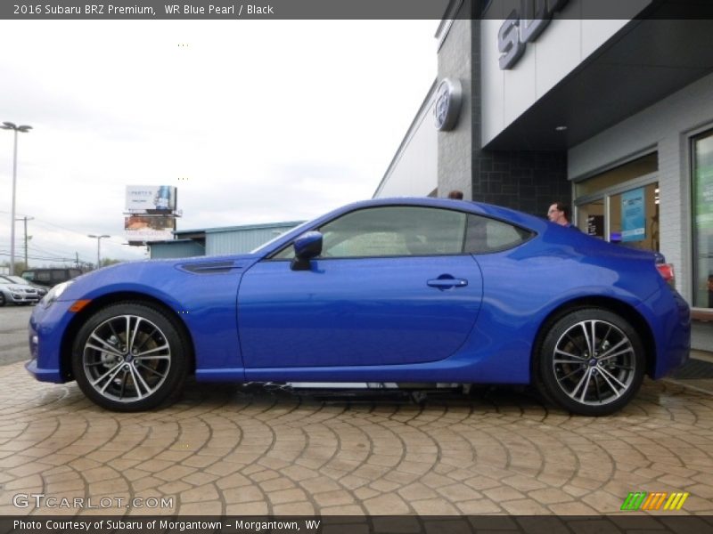 WR Blue Pearl / Black 2016 Subaru BRZ Premium