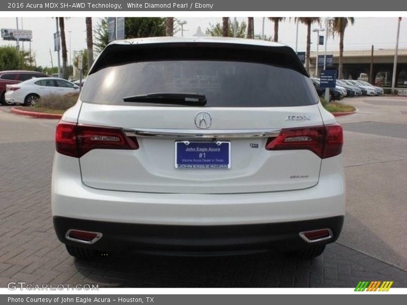 White Diamond Pearl / Ebony 2016 Acura MDX SH-AWD Technology