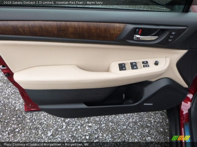 Venetian Red Pearl / Warm Ivory 2016 Subaru Outback 2.5i Limited
