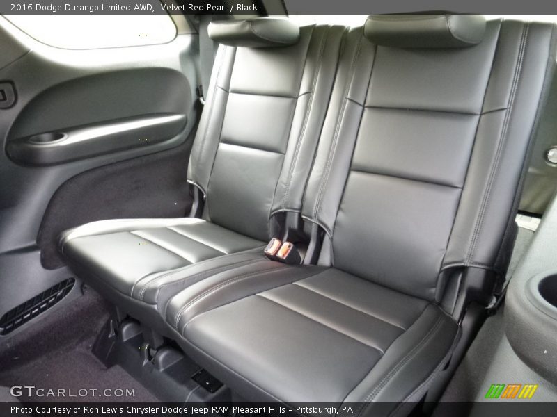 Velvet Red Pearl / Black 2016 Dodge Durango Limited AWD