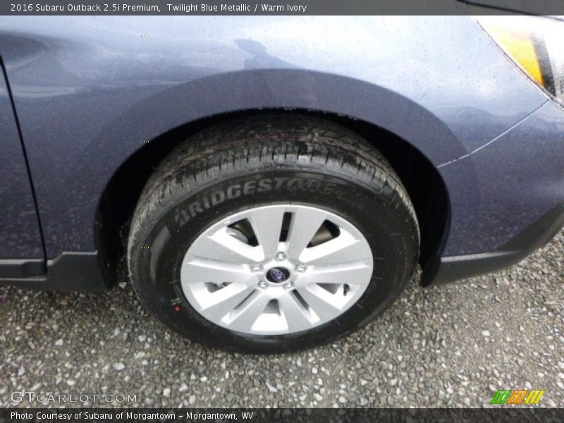 Twilight Blue Metallic / Warm Ivory 2016 Subaru Outback 2.5i Premium