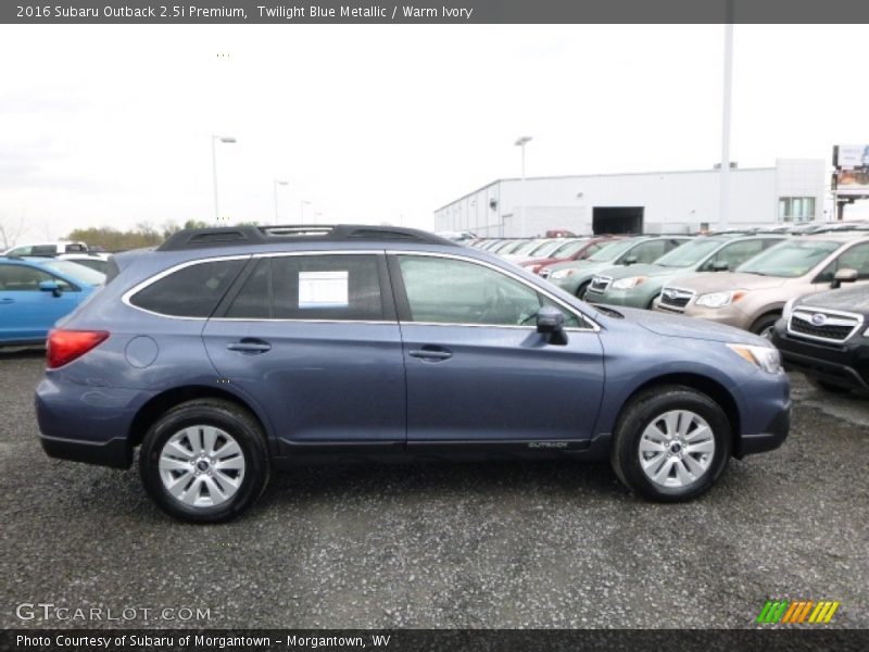 Twilight Blue Metallic / Warm Ivory 2016 Subaru Outback 2.5i Premium