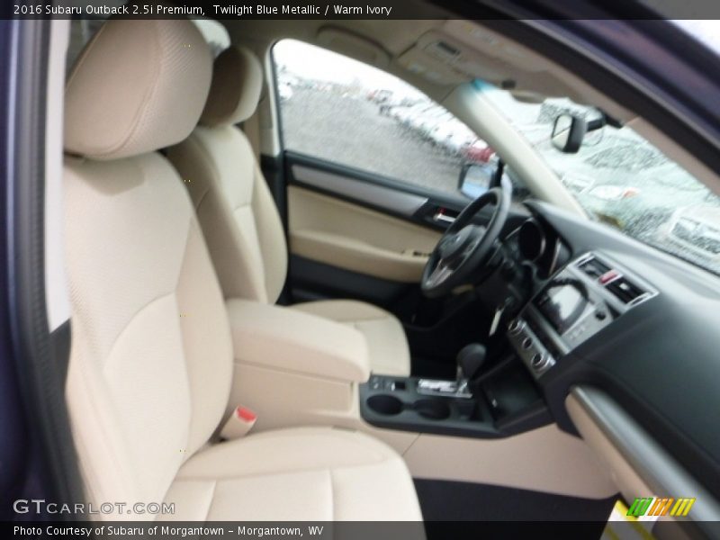 Twilight Blue Metallic / Warm Ivory 2016 Subaru Outback 2.5i Premium